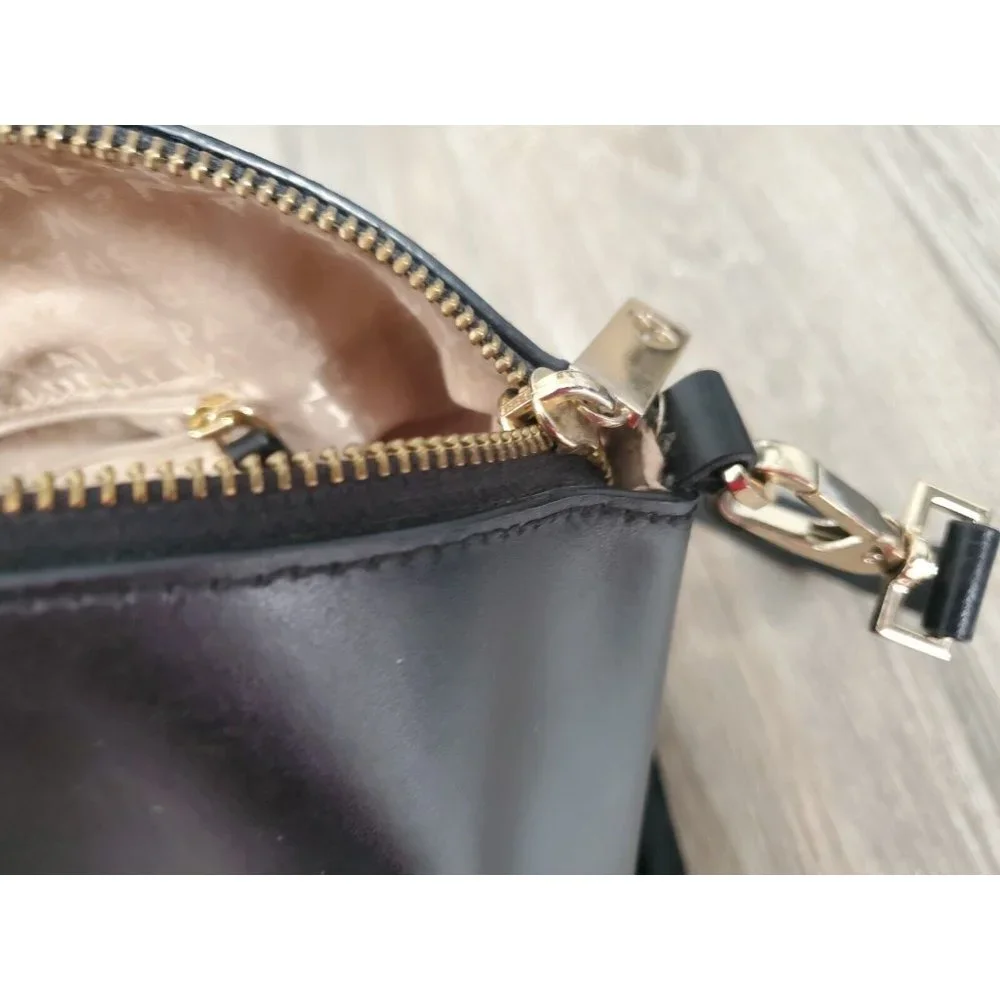 Kate Spade Black Crossbody/ Medium Satchel In Black. VGUC - Picture 7 of 12